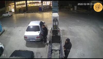 ببینید؛ اقدامی عجیب برای به آتش کشیدن پمپ بنزین در کرج!