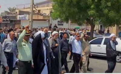 راهپیمایی جمعه خشم در کنگان