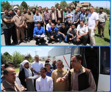 اعزام اولین گروه از کارکنان مجتمع معدنی چادرملو به اردوی راهیان نور غرب کشور