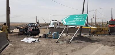تصادف مرگبار در جاده خاوران