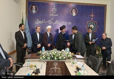 بازدید آیت‌‌الله عاملی از ‌دادسرای اردبیل‌- عکس صفحه استان تسنیم | Tasnim