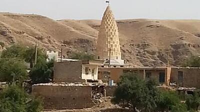 نمایی زیبا از آرامگاه امامزاده شاه ابوالقاسم(ع) در لالی + تصاویر