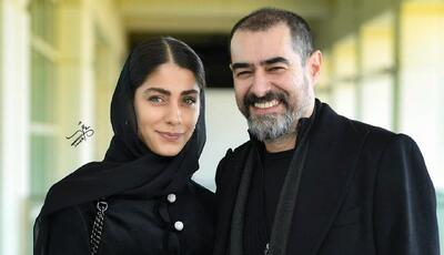 عاشقانه شهاب حسینی و همسرش «ساناز ارجمند»/ عکس