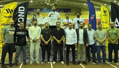 قهرمانان لیگ انفرادی کراسفیت روی سکو رفتند