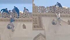 تلاش یک جوان برای خودکشی در مصر