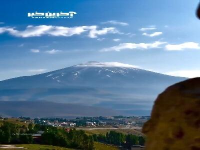 نمایی از قله دماوند