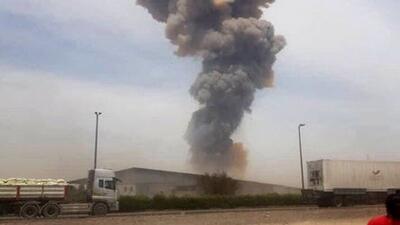 لحظه هولناک انفجار بندرشهیدرجایی از نمای نزدیک