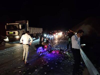 تصادف زنجیره ای مرگبار در جاده یاسوج - اصفهان