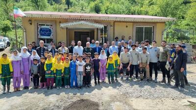 حضور مسئولین در جمع جهادگران اردوی «عهد خدمت» در روستای دهنه‌سراگاه شهرستان تالش