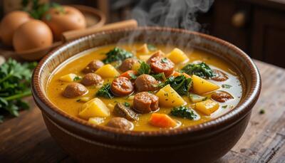طرز تهیه سوپ ایتالیایی توسکانا برای 6 نفر