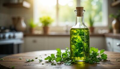 آموزش تهیه روغن جعفری / روشی ساده برای گرفتن عصاره جعفری