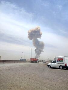 خبرنگار صداوسیما: انفجار بندر شهیدرجایی ناشی از انفجار یک کانتینر بوده است