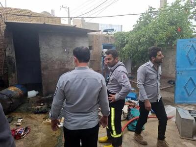 انفجار کپسول گاز در یک منزل مسکونی در ایذه ۳ مصدوم بر جای گذاشت+فیلم