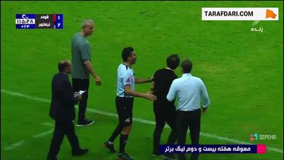 درگیری شدید لفظی یحیی گل‌محمدی و خداداد عزیزی + فیلم