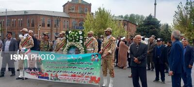 تشییع پیکر جانباز شهید «یوسف طالب مرندی» در ارومیه