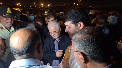 بازدید میدانی وزیر کشور از محل انفجار در بندر شهید رجایی