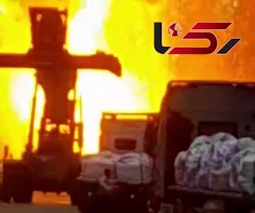ببینید/ واضح ترین تصویر از لحظه وحشتناک انفجار بندرعباس/ فرار کارگران وحشت زده | 6 اردیبهشت 1404