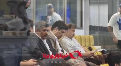 حضور مدیر عامل سابق استقلال در ورزشگاه