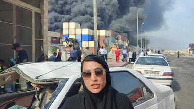 تصاویری از محوطه بندر شهید رجایی بندرعباس