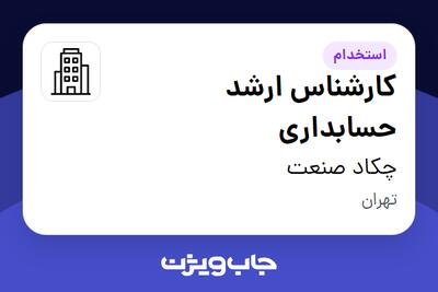 استخدام کارشناس ارشد حسابداری در چکاد صنعت