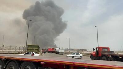 تصویر عجیب از انفجار بندرعباس ببینید