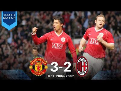در شب بریس کاکا و وین رونی؛ برتری 3-2 منچستریونایتد مقابل میلان در سال 2007 - پارس فوتبال