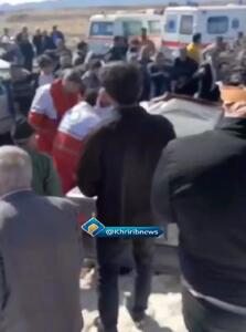 فیلم دردناک از صحنه مرگ 5 بی گناه در تصادف خونین جاده تربت حیدریه