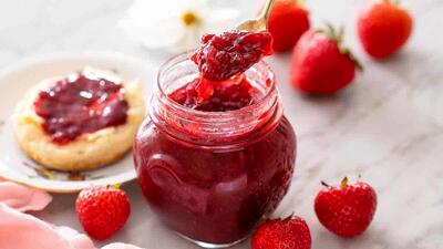 طرز تهیه مربای توت فرنگی خانگی و خوشمزه - سبک ایده آل