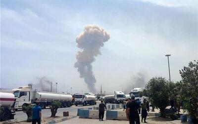 فیلم لحظه انفجار بندر شهید رجایی بندرعباس از نمای نزدیک