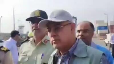 توضیح استاندار هرمزگان درباره انفجار در بندر شهید رجایی
