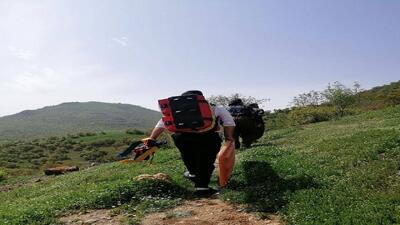نجات بیمار قلبی در ارتفاعات صعب العبور مریوان