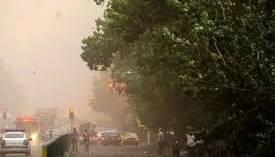 طوفان تهران 6 مصدوم بر جا گذاشت