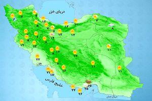 هوای استان ها امروز ۷ اردیبهشت/ ورود موج جدید ناپایداری‌ها / رگبار و رعدوبرق و وزش باد شدید در این استانها