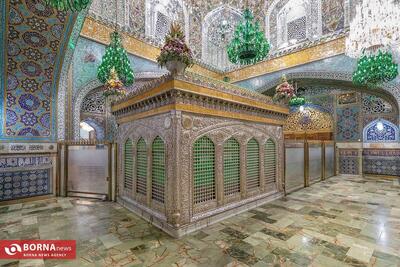 مضجع منور امام رضا(ع) غبارروبی شد