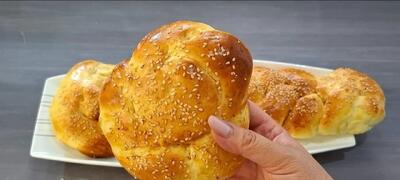 نان صبحانه شیرین راز / طرز تهیه خوشمزه ترین نان