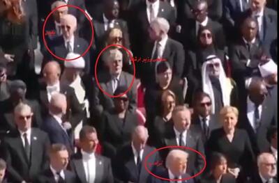 بی‌محلی وزیر ارشاد ایران به ترامپ در مراسم خاکسپاری پاپ فرانسیس؛ همه صف کشیدن برای دست دادن با رئیس‌جمهور آمریکا+ویدیو