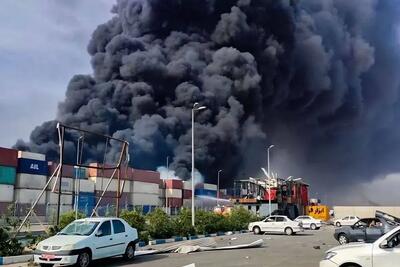 امدادرسانی پالایشگاه بندرعباس در حادثه بندر شهید رجایی