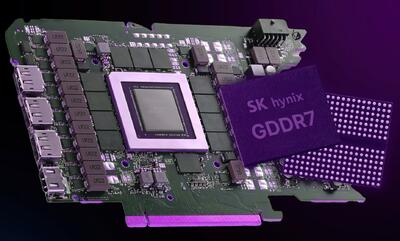 عملکرد گرافیک RTX 5070 Ti با حافظه SK Hynix GDDR7 تا 7٪ افزایش می‌یابد!