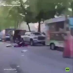 ورود خودرو به میان جمعیت در کانادا + فیلم