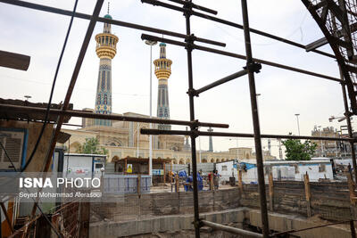 بازدید آیت‌الله علم‌الهدی از ایستگاه مترو باب‌الجواد(ع) - مشهد