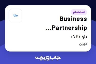 استخدام Business Partnership Specialist در بلو بانک