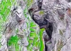 قطعه‌ای شگفت‌انگیز از راه‌آهن ایران در میانه‌ی رشته کوه‌های زاگرس +فیلم