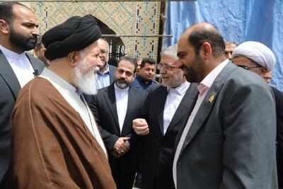 بازدید آیت الله علم الهدی از پروژه خط ۳ قطار شهری مشهد