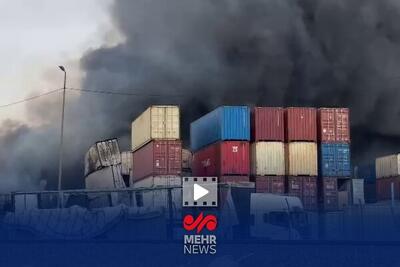 گزارش خبرنگار مهر از محل وقوع حادثه بندر شهید رجایی