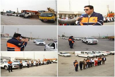 مانور خودرویی «ایمنی حمل‌ونقل» در لرستان برگزار شد