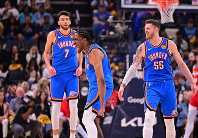 لیگ NBA| صعود تاندر به نیمه‌نهایی کنفرانس غرب - پارس فوتبال