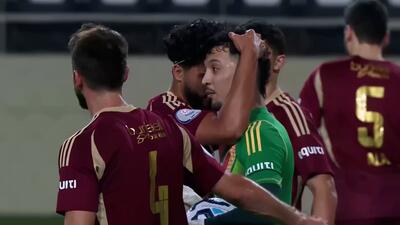 مهار پنالتی شباب الاهلی توسط الشمسی - پارس فوتبال