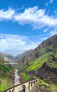 سفر به تاریخ / زیباترین و هیجانی ترین راه آهن ایران در قلب زاگرس + فیلم