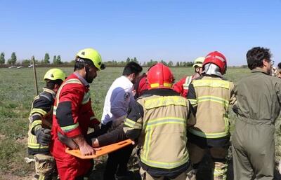 خلبان سانحه سقوط هواپیمای آموزشی در قزوین درگذشت