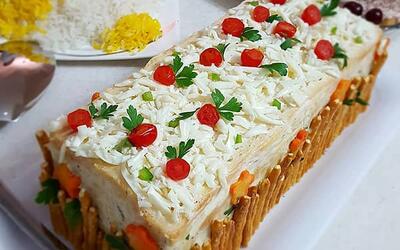 خوشمزه ترین و مجلسی ترین کیک مرغ همینه